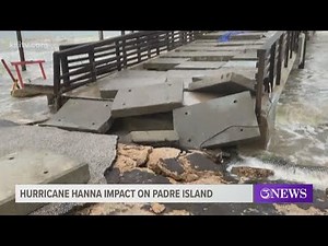 Hurricane Hanna's impact on Padre Island