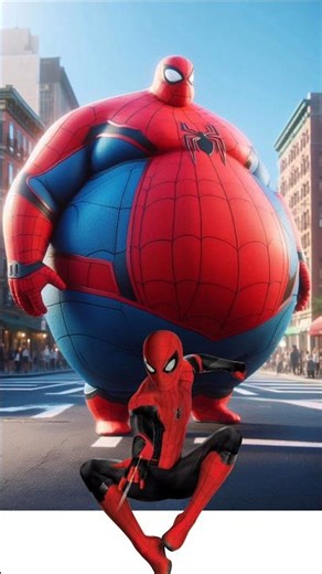 FAT AVENGERS! Marvel Heroes Reimagined in Hilarious Overweight Versions 😂💥 #marvel #shorts
