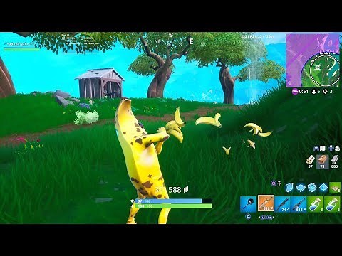 *NEW* “MAKE IT PLANTAIN” EMOTE GAMEPLAY Showcase (BANANA EMOTE) | Fortnite Shop SEASON 9