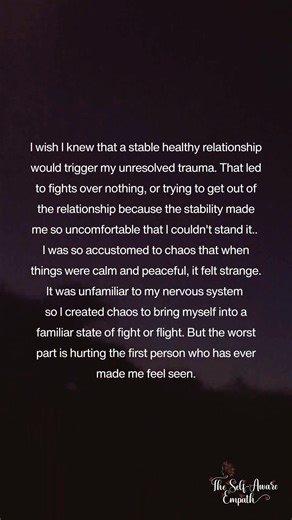 5.8K views · 45 reactions | The worst part is hurting the first person who has ever made me feel seen. - - - - #love #lovequotes #relatable #loveyou #lovestory #lover #lovewins #relationships #reelsinstagram #insta #viral #tiktok #explore #relationshipgoals #connection #intimacy #lovelife #loving #couples #couplegoals #showlove | The Self-Aware Empath | Facebook