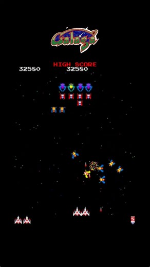 Galaga 5 – Classic Arcade Gameplay #shorts