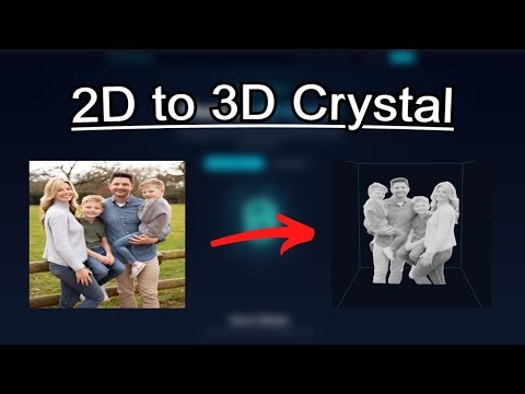 Convert 2D Images to 3D Crystals