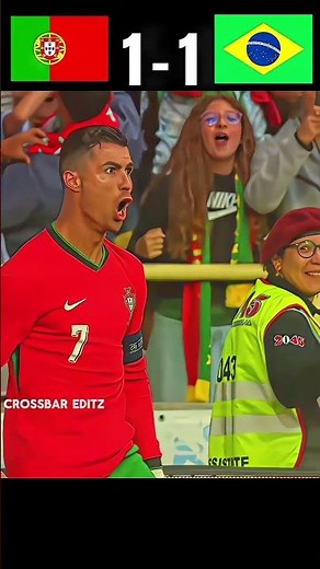 Unbelievable Moments ☠️🏆 | Portugal VS Brazil Imaginary 2026 World Cup Final | #ronaldo vs #neymar