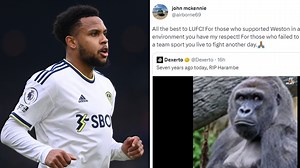 Weston McKennie's dad bizarrely pays tribute to Harambe the gorilla while bidding farewell to Leeds as USMNT star's loan spell ends | Goal.com
