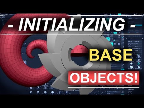 ZBrush - Initialize Base Objects - (FAST!!)