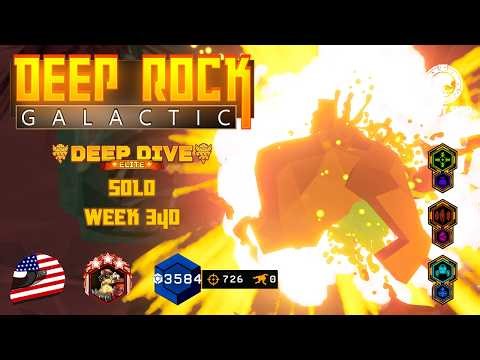 Deep Rock Galactic - Solo Engineer Elite Deep Dive [Week 340] (Shattered Citadel) Dense Biozone