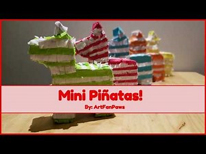 Making Mini Piñatas!
