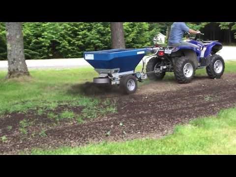 Ecolawn Applicator - Eco 50 Tow-Behind Compost Spreader