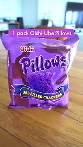 Oishi Ube Pillows, milk, and ice cream - all your faves are in this OISHI UBE PILLOWS MILKSHAKE recipe! Try it at home now! 🍦😊🍦😊🍦😊🍦 Ingredients: •1 pack Oishi Ube pillows •1 cup chilled milk •3 small scoops of vanilla ice cream or 2 big scoops of vanilla ice cream •Whipped cream for garnish Recipe by Sunny Lucero | Oishi