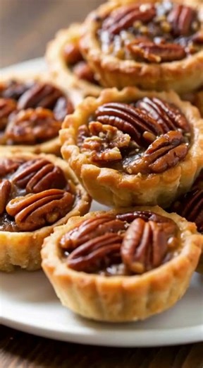 🥧 Mini Pecan Pies – the Southern classic in one perfect bite! Buttery golden crust, gooey sweet filling, and a crunchy pecan on top 😍 Small in size, HUGE in flavor… who could resist these little beauties? ✨ #DessertLovers #PecanPie #MiniPies #HolidayBaking #SweetTooth | Recipes By Darya