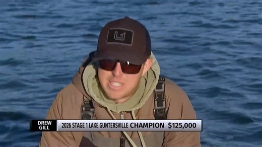 Here it is. The moment Drew Gill Fishing became a THREE-TIME Bass Pro Shops Bass Pro Tour champion in just the first event of his third season on the circuit. Check it out. B&W Trailer Hitches Mercury Marine Nitro Boats #majorleaguefishing #champion #bassprotour #fishing | Major League Fishing