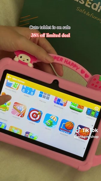 38% OFF   Free shipping! Your kid’s perfect tablet 🍓#pritom #dealsforyoudays #tablet #freeshipping #tiktokshopmademebuyit #tiktokshopfinds #tabletforkids #foryoupage