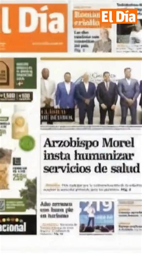 🗞️💬 ¡Periódico El Día sigue hablando… y te presenta los titulares de la mañana de este jueves! Estos son los titulares que andan dando de qué hablar, contados por tu periódico de confianza. Noticias que informan, entretienen y te sacan más de una sonrisa 😃📢👀 El Día » https://eldia.com.do/ | Periódico El Día
