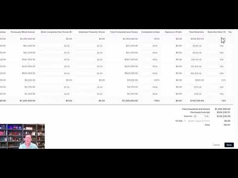 How to Create an AR Retainage Invoice in CrewCost | Construction Accounts Receivable