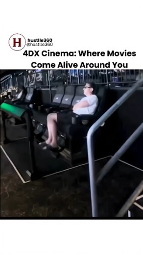 H360 on Instagram: "Forget just watching a movie – 4DX makes you live it! Seats move, tilt, shake, and sync with every action on screen, pulling you straight into the story. This is more than cinema… this is the future of movie experiences. #4dx #future #movie #technology #explore #cinema4d #techinnovation #viral #luxury #trending #innovation #lifestyle #success"