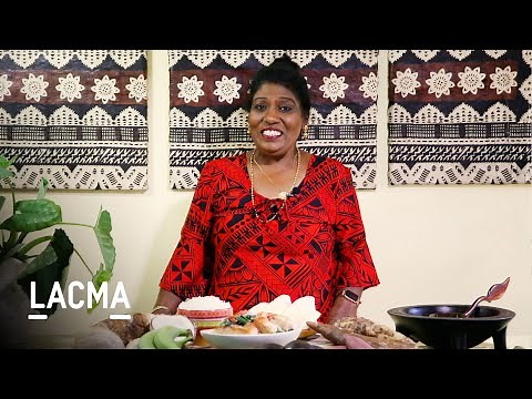 Cooking with LACMA: Fijian Dish Ika Vakalolo (fish with coconut cream)