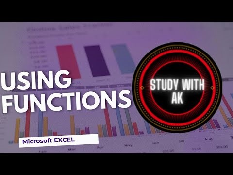 Computer-Science Practical #5 Class 10 Using Functions MS EXCEL AKU-EB.
