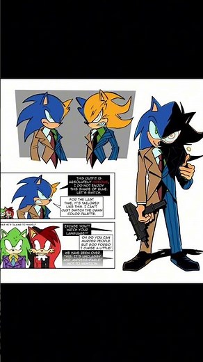 Two-Face Sonic I Sonic comic dub #sonic #comicdub #sonicthehedgehog #fleetwaysonic #voiceover