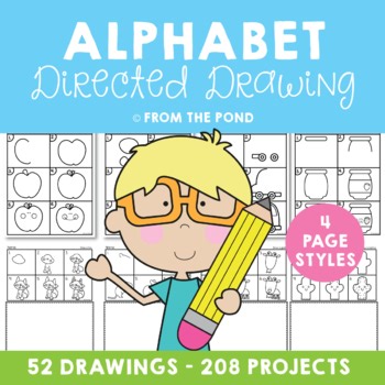 Alphabet Directed Drawing Pack for Fine Motor and Letter Recognition