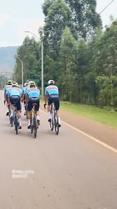 Remco Evenepoel and the Belgian team on a training yesterday in Rwanda. 🇷🇼 Remco explained it that it was actually one of the most beautiful training laps he ever did. 🎥: Serge Pauwels | Lucas' cycling blog