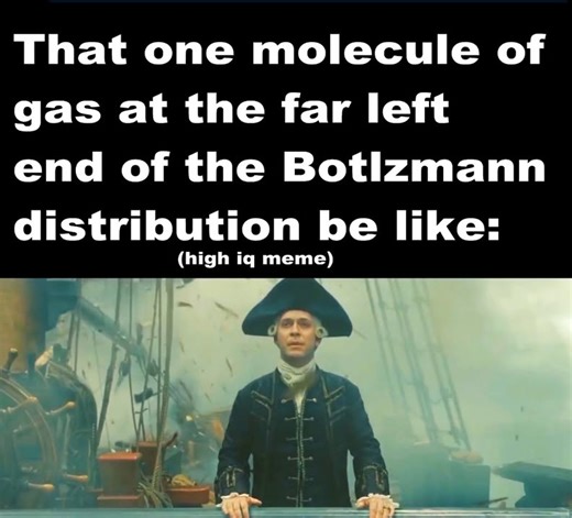 Stem Memes | The Boltzmann distribution is a graph that describes the distribution of the energies of particles in a system. The x axis is energy and... | Instagram