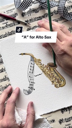A for Alto Sax: Day 1 of Musical Instruments Alphabet