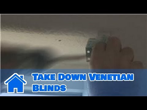 Window Blinds Maintenance : How to Take Down Venetian Blinds