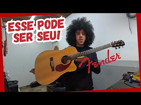 Violão Fender CD-140SCE | Tampo sólido + Fishman | Análise completa e Regulagem