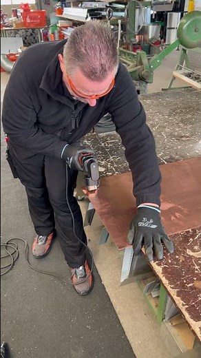 Cortando chapa con cizalla