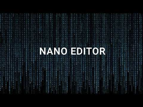 Editor de texto Nano