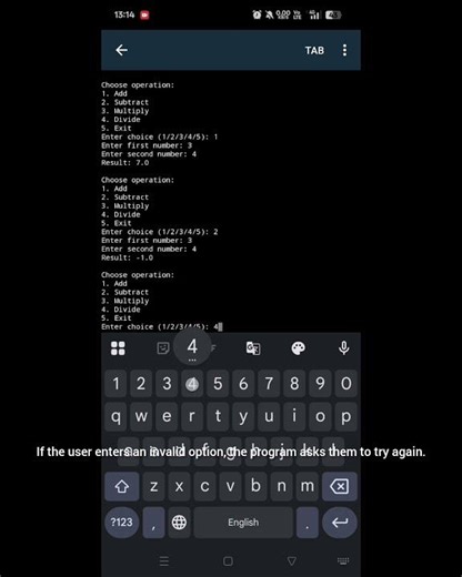 Simple calculator upgraded #coding #slowlearner #python #programming