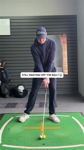 Struggling with strike?⬇️ I see golfers every day swaying off the ball and letting pressure move outside the instep of the trail foot. From there, there’s no stable platform to shift from, so they either hang back or throw everything at it to find the ball. The bank foot drill trains the lower body by not allowing pressure to work outside the instep of the trail foot. That keeps the pivot centred and creates the platform you can move from onto the lead side. Stable pivot → Shift forward → Strike