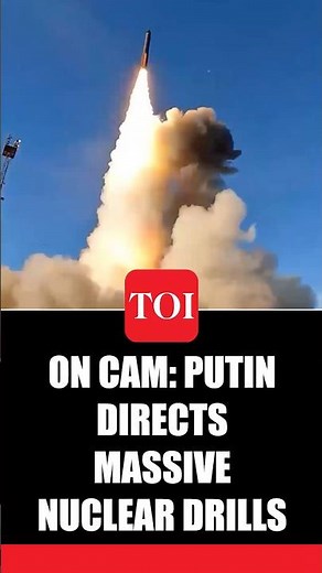 Putin Oversees Russia’s Nuclear Forces In Full-scale Land, Sea, And Air Exercise