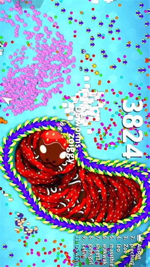 008👈OMG 😱 Azure 🐍Extreme Snake Trap🔥 #snakeio #snakeiovideo #epicgameplay #snakeking