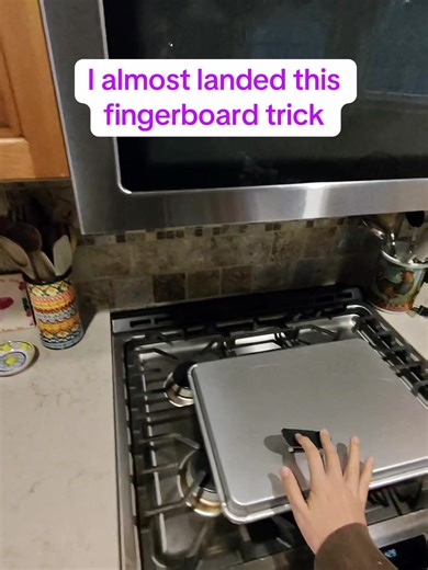 Almost Landed a New Fingerboard Trick