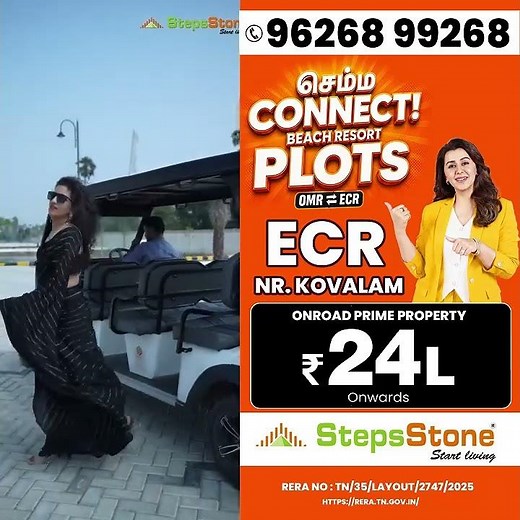 BEACH RESORT ONROAD PLOTS IN ECR - KOVALAM JUST AT ₹24L* ONWARDS