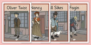 Oliver Twist Display Posters