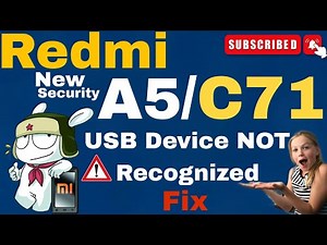 First Update Redmi A5/Poco C71 Frp Bypass Fix USB Device NOT Recognized New Security Android 15 ⭐