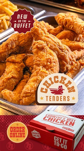 The Prairie du Chien Pizza Ranch has Chicken Tenders on the buffet! Don't wait - come give these a try TODAY! This delicious buffet item joins the rest of our legendary buffet lineup. Our new Chicken Tenders are a hit! Can't stay for buffet? Order Chicken Tender Meals or a 10 piece box online! View our buffet hours or start your order @ https://pizzaranch.com/locations/wi/prairie-du-chien/700-east-blackhawk-avenue | Pizza Ranch