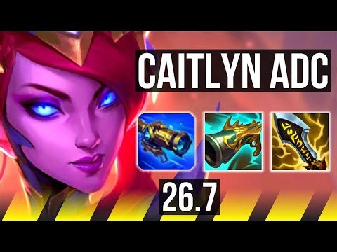 CAITLYN & Karma vs DRAVEN & Blitzcrank (ADC) | 53K damage | KR Master | 26.7