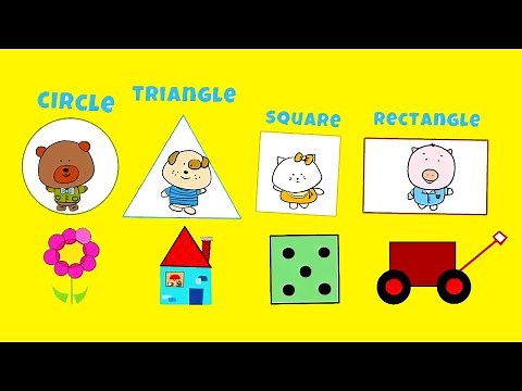 Shapes song for kids Learn - The Singing Walrus