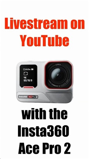 How to livestream on YouTube with the Insta360 Ace Pro 2 - with just your phone