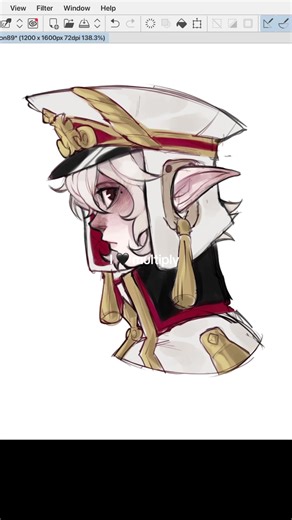 Drawing Side Profiles in Digital Art