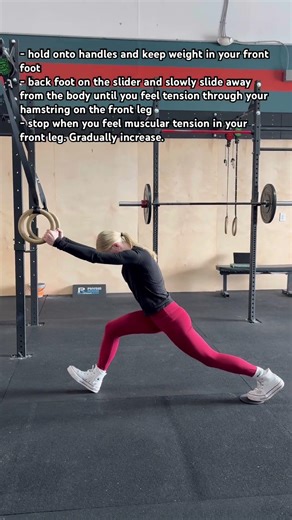 TRX hamstring slider