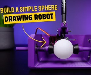 Build a Simple 3D Sphere Drawing Robot (EggBot, EggDuino and SphereBot)