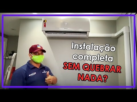 Instalando ar condicionado split sem quebrar nada! | Refrimarq Climatização