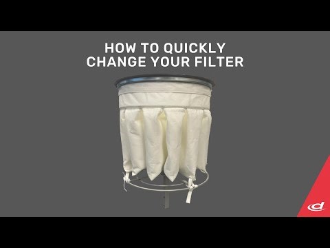 Delfin Industrial - TUTORIAL - Quick Poliester Star Filter Kit change