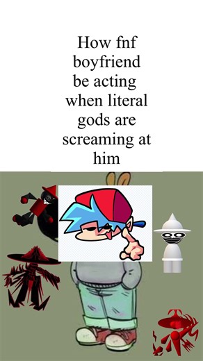 How fnf bf be acting when literal gods are screaming at him #fnf #fnf #daveandbambi #dnb #fnfmeme
