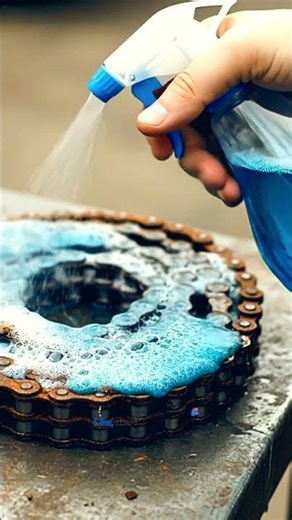 Instant Bike chain Rust Removal Don't Mess With This Cleaning Spray!