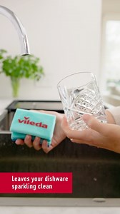 NEW Vileda Glitzi Non-Scratch high foam sponge scourer, comes with side grooves for easy grip and nail protection. Now 20% off at Woolworths, this sponge is Ideal for cleaning your most delicate glassware and cookware. https://bit.ly/41d8Ej5 | Vileda Australia